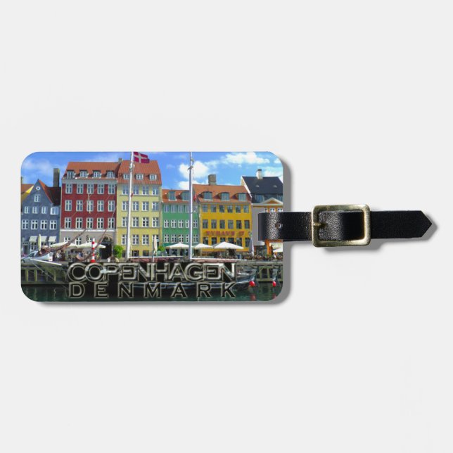 Kopenhagen Gepäckanhänger (Vorderseite horizontal)