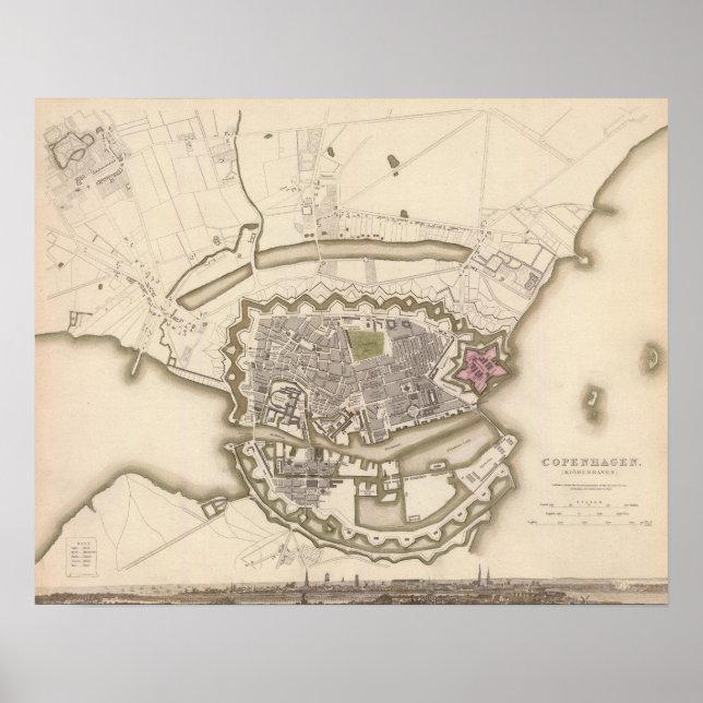 Kopenhagen, Kiobenhaven Poster (Vorne)