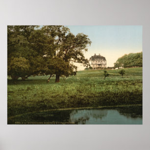 Kopenhagen - Klampenborg Einsiedlerei mit Park Poster