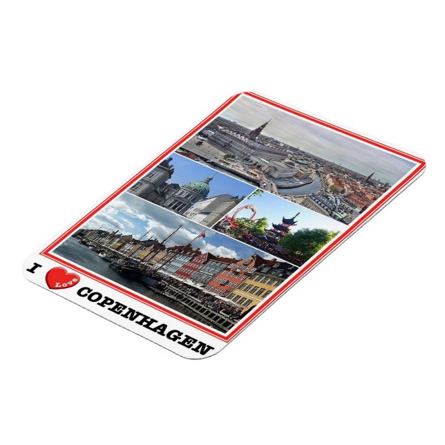 Kopenhagen - magnet (Linke Seite)