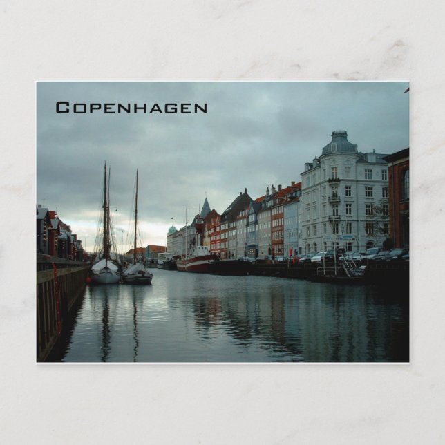 Kopenhagen - Ny Haven Postkarte (Vorderseite)