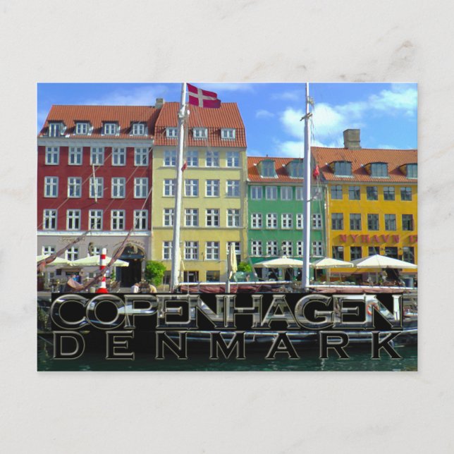 Kopenhagen Postkarte (Vorderseite)
