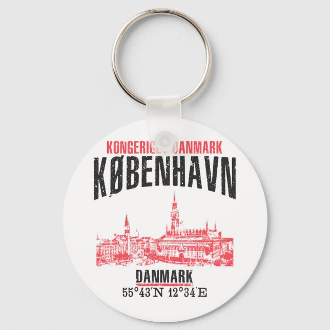 Kopenhagen Schlüsselanhänger (Vorderseite)