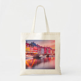Kopenhagen Sonnenaufgang Nyhavn, Dänemark Tragetasche