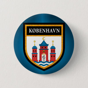 Kopenhagener Flagge Button