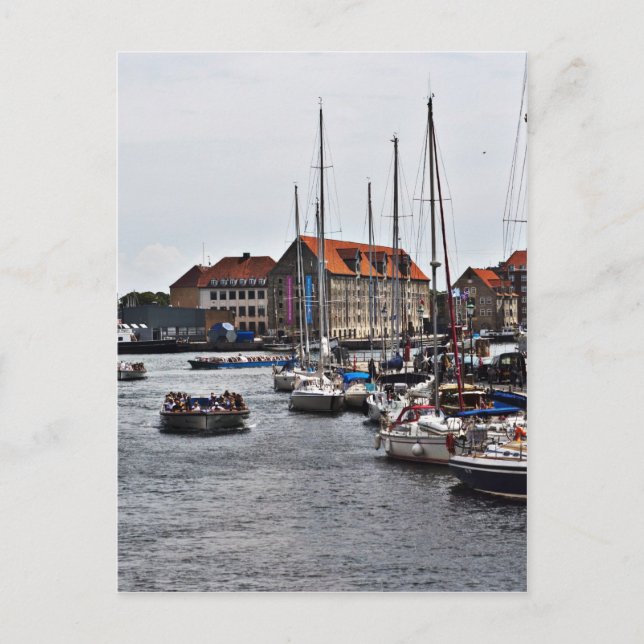 Kopenhagener Hafen Postkarte (Vorderseite)