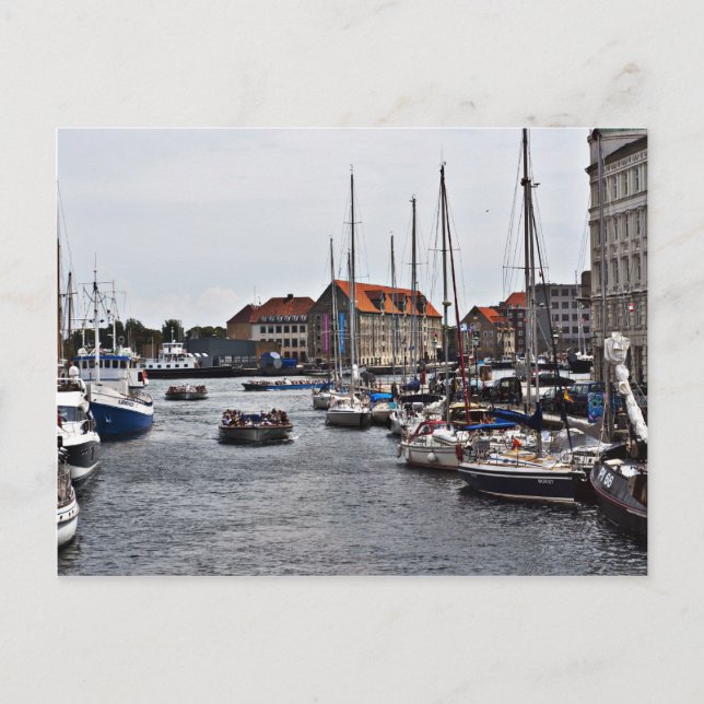 Kopenhagener Hafen Postkarte (Vorderseite)