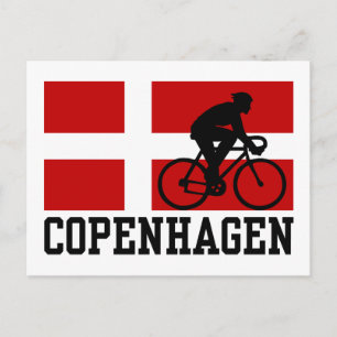 Kopenhagener Radsport (männlich) Postkarte