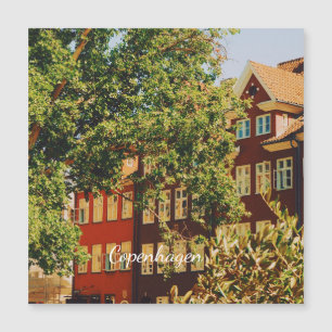 Kopenhagener Stadtbild - Dänemark Magnetkarte