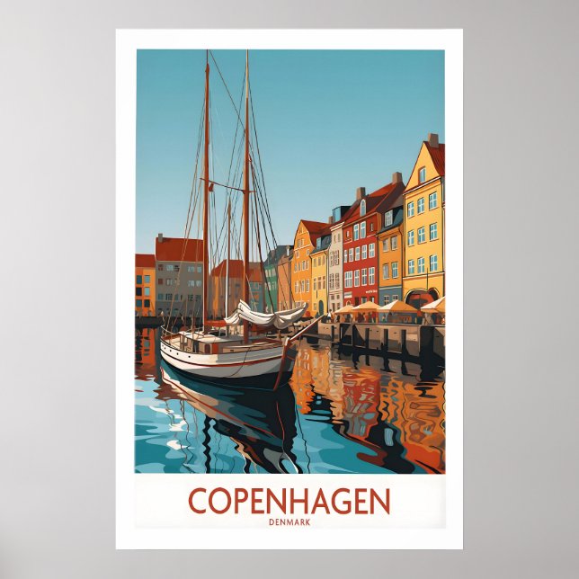Kopenhagener Wandkunst 1 Poster (Vorne)