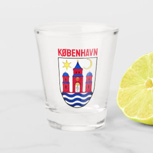 Kopenhagener Wappen - DÄNEMARK Schnapsglas