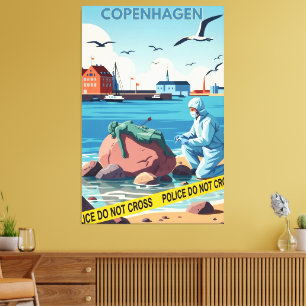 Kopenhagener WPA-Kunst Leinwanddruck