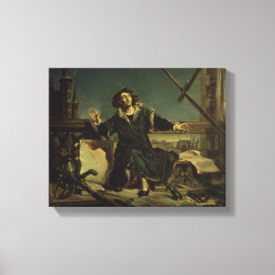 Kopernikus im Turm bei Frombork Leinwanddruck