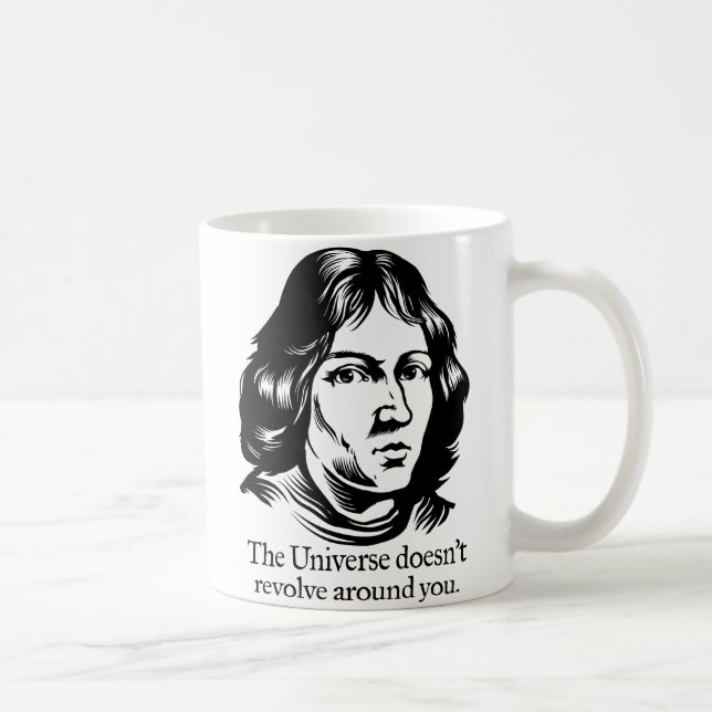 Kopernikusegocentrism-Tassen Kaffeetasse (Rechts)