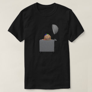 Kopf auf einem Teller auf Wagen T-Shirt