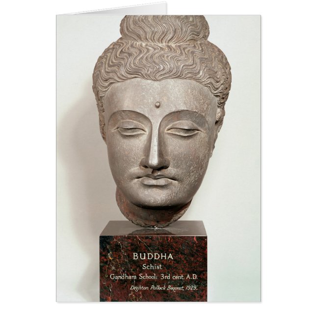 Kopf aus einer Buddha-Statue (Vorne)