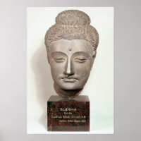 Kopf aus einer Buddha-Statue