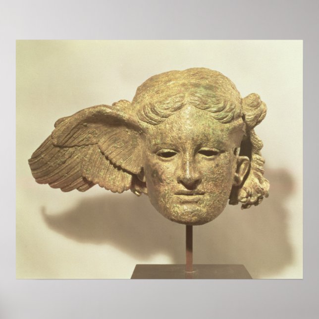 Kopf der Hypnos oder Schlafen Poster (Vorne)