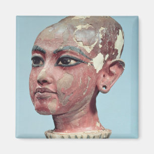 Kopf des Auftauchens Kinderkönigs Tutankhamun Magnet