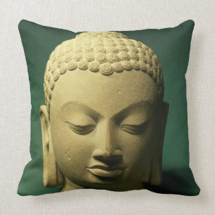 Kopf des Buddhas, Sarnath (Sandstein) Kissen