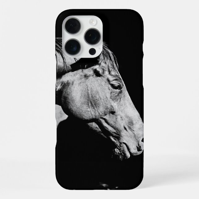 Kopf des Pferdebeins iPhone Hülle (Rückseite)