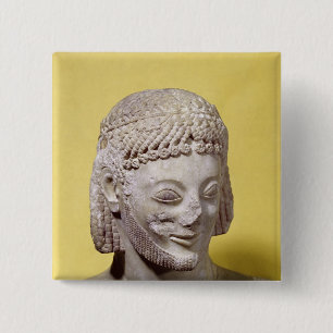 Kopf des Rampin Reiters, c.550-540 BC Button