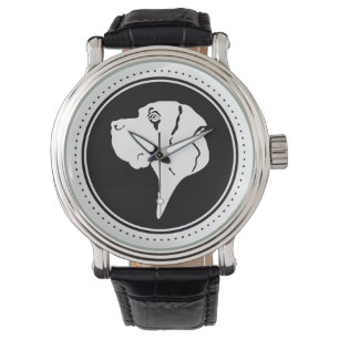 Kopf einer Deutschen Dogge Armbanduhr