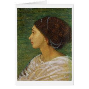 Kopf einer Mulatte-Frau, 1861 (Öl auf Papier legt