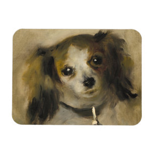 Kopf eines Hundes, 1870 (Öl auf Leinwand) Magnet