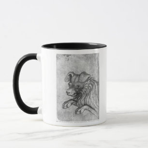 Kopf eines Hundes, vom Vallardi Album Tasse
