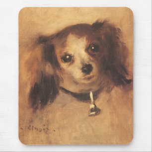 Kopf eines Hundes von Pierre Renoir, Vintage Fine  Mousepad