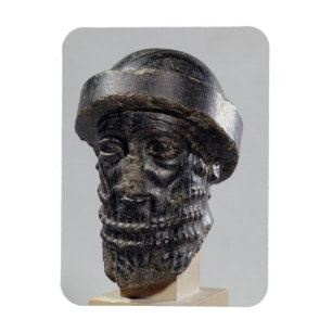 Kopf eines Königs, vielleicht Hammurabi, König v Magnet