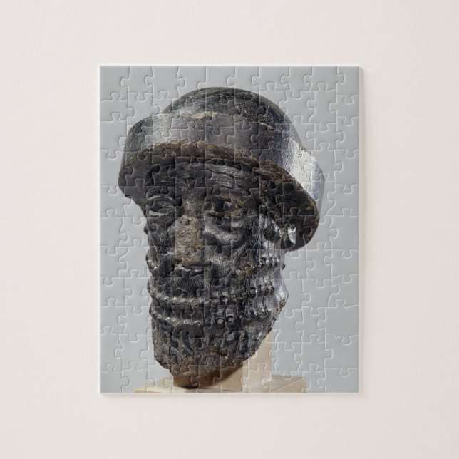 Kopf eines Königs, vielleicht Hammurabi, König von (Vertikal)