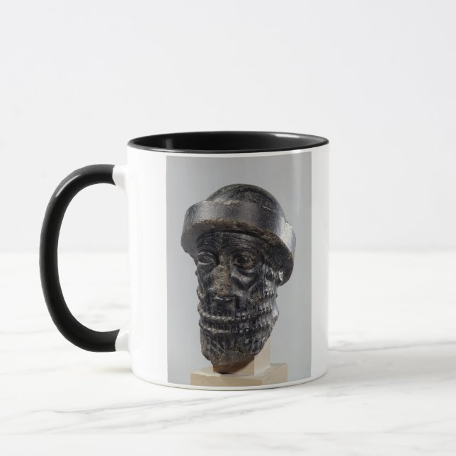 Kopf eines Königs, vielleicht Hammurabi, König von Tasse (Links)