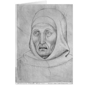 Kopf eines Mönchs, vom Vallardi Album