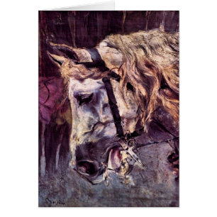 Kopf eines Pferdes von Giovanni Boldini, Vintage A