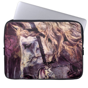 Kopf eines Pferdes von Giovanni Boldini, Vintage A Laptopschutzhülle