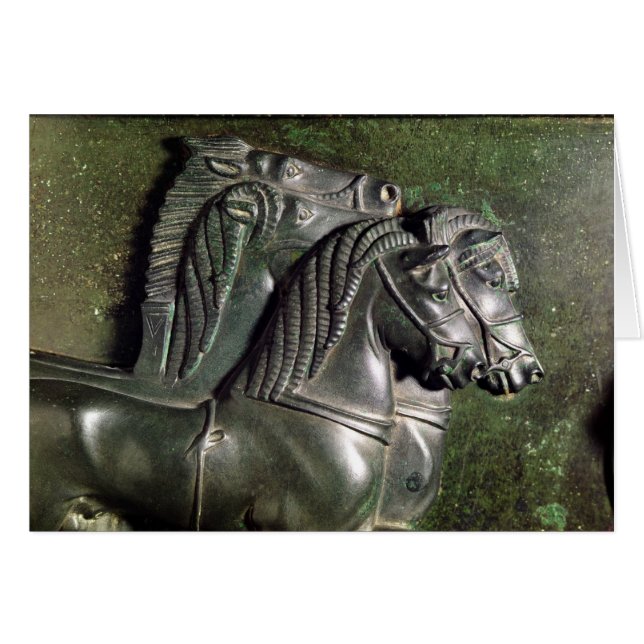Kopf eines Pferds von einem Quadriga (Vorderseite (Horizontal))