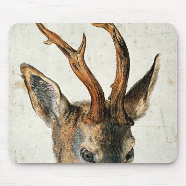 Kopf eines Rogen-Rotwilds Mousepad (Vorne)