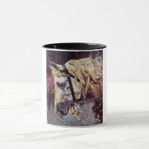 Kopf eines weißen Pferdes (von Giovanni Boldini) Tasse