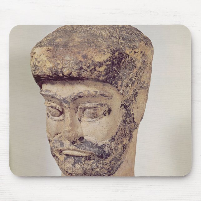 Kopf eines wulstigen Mannes, c.1800 BC Mousepad (Vorne)