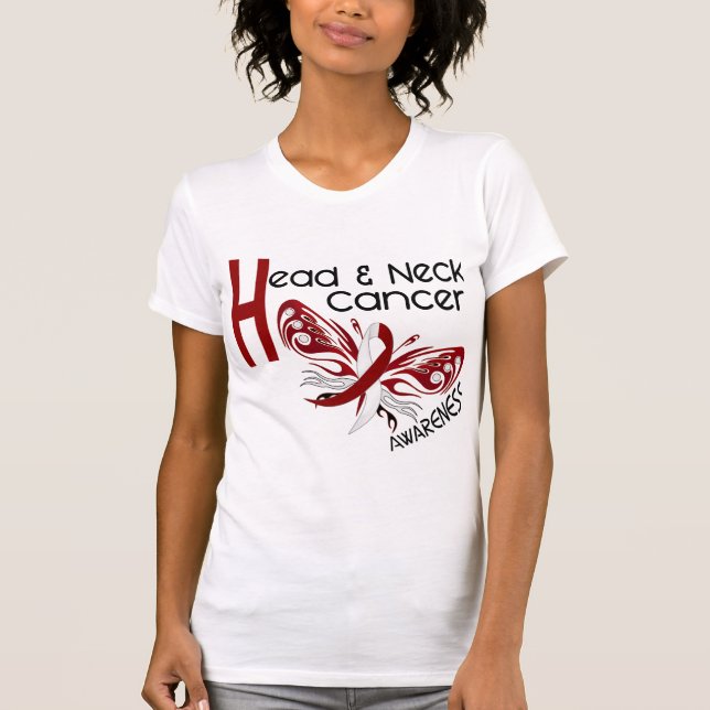 Kopf-Hals-Karzinom SCHMETTERLING 3,1 T-Shirt (Vorderseite)