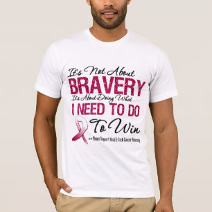 Kopf-Neck-Krebsgeschwür T-Shirt
