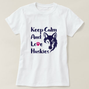 Kopf Sibirischer Husky Vintage T-Shirt