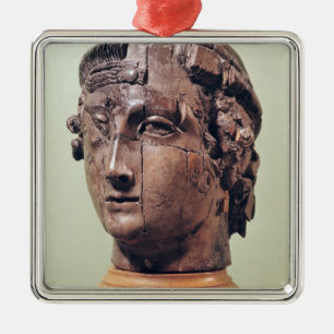 Kopf Silbernes Ornament