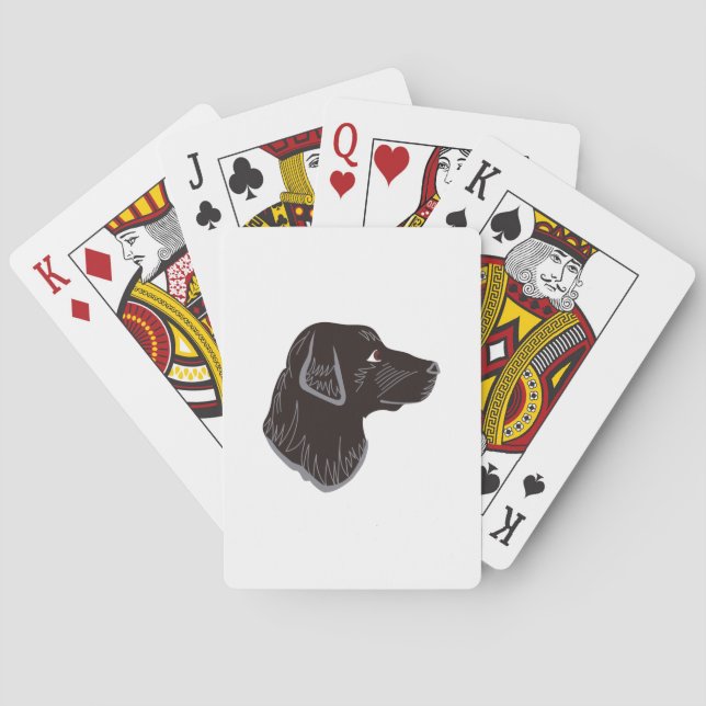Kopf Spielkarten (Rückseite)