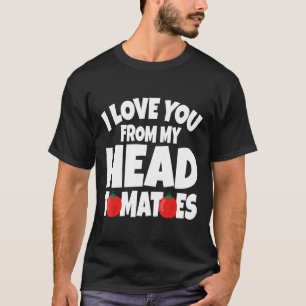 Kopf Tomaten Pub Niedlich Vegan Vegetarier T-Shirt