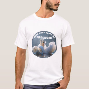 Kopf über Heels - Schwäne (v2-Licht) T - Shirt