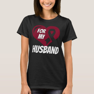 Kopf- und Nackenkrebs für mein Husband T-Shirt