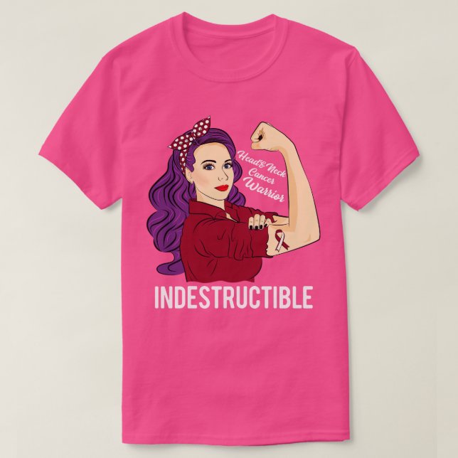 Kopf- und Nackenkrieger unzerstörbar T-Shirt (Design vorne)
